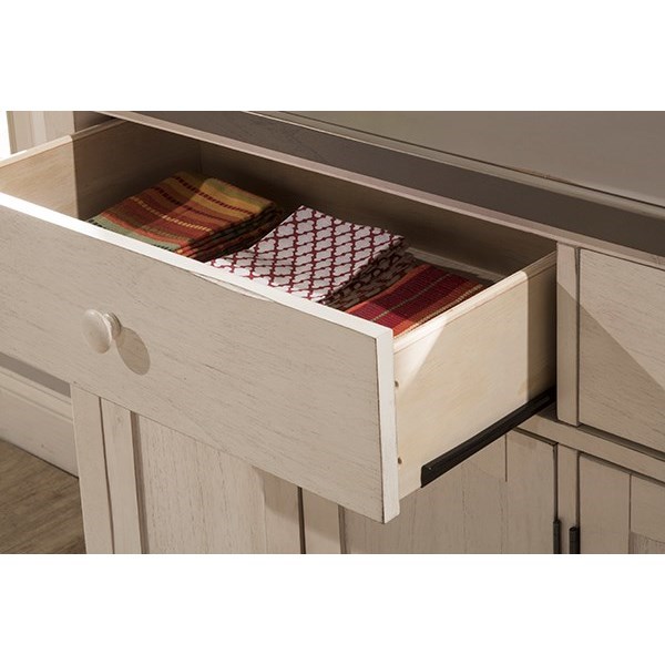 Hillsdale Clarion 4542 850KD Farmhouse Two Tone Dining Server with